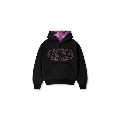 Hoodrich Pink Full-Zip Hoodie