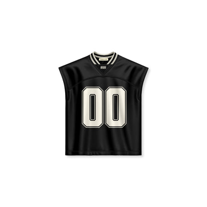 TWO FACE ARC MICROSHINY JERSEY BLACK