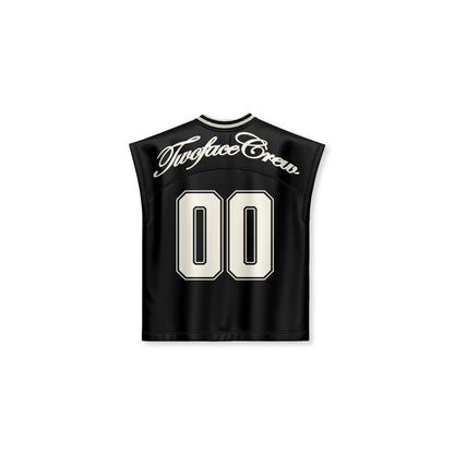 TWO FACE ARC MICROSHINY JERSEY BLACK