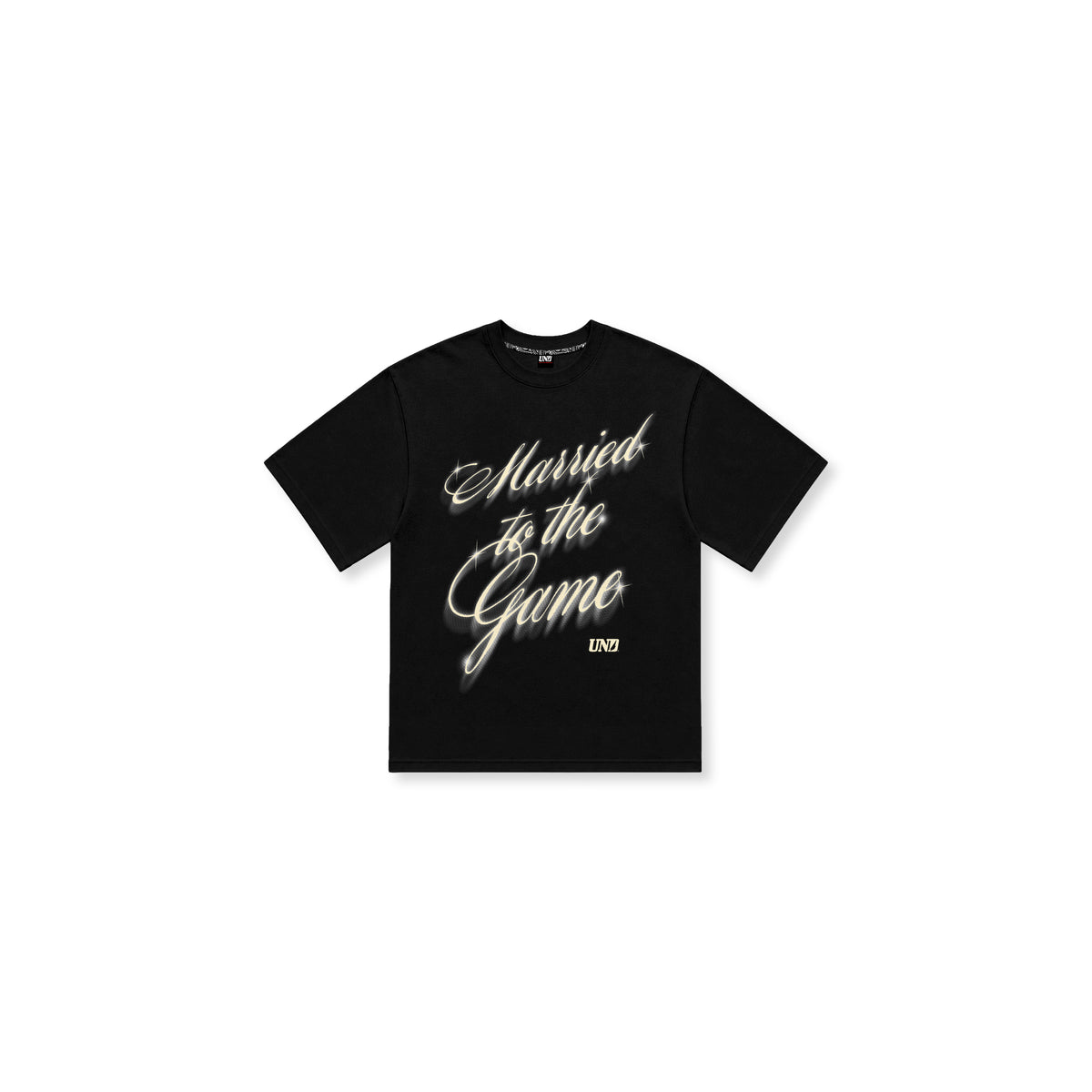 M2G Script Tee in Black