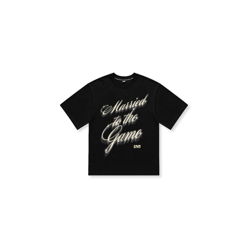 M2G Script Tee in Black