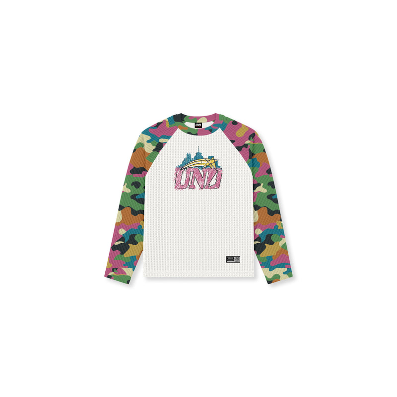 Crayon Camou Waffle Knit L/S