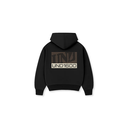 ALPINE FULL ZIP HOODIE BLACK