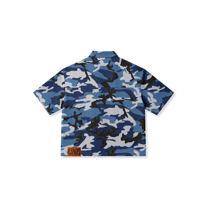 UND Heavyweight Work Polo Military Blue