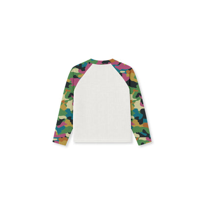 Crayon Camou Waffle Knit L/S