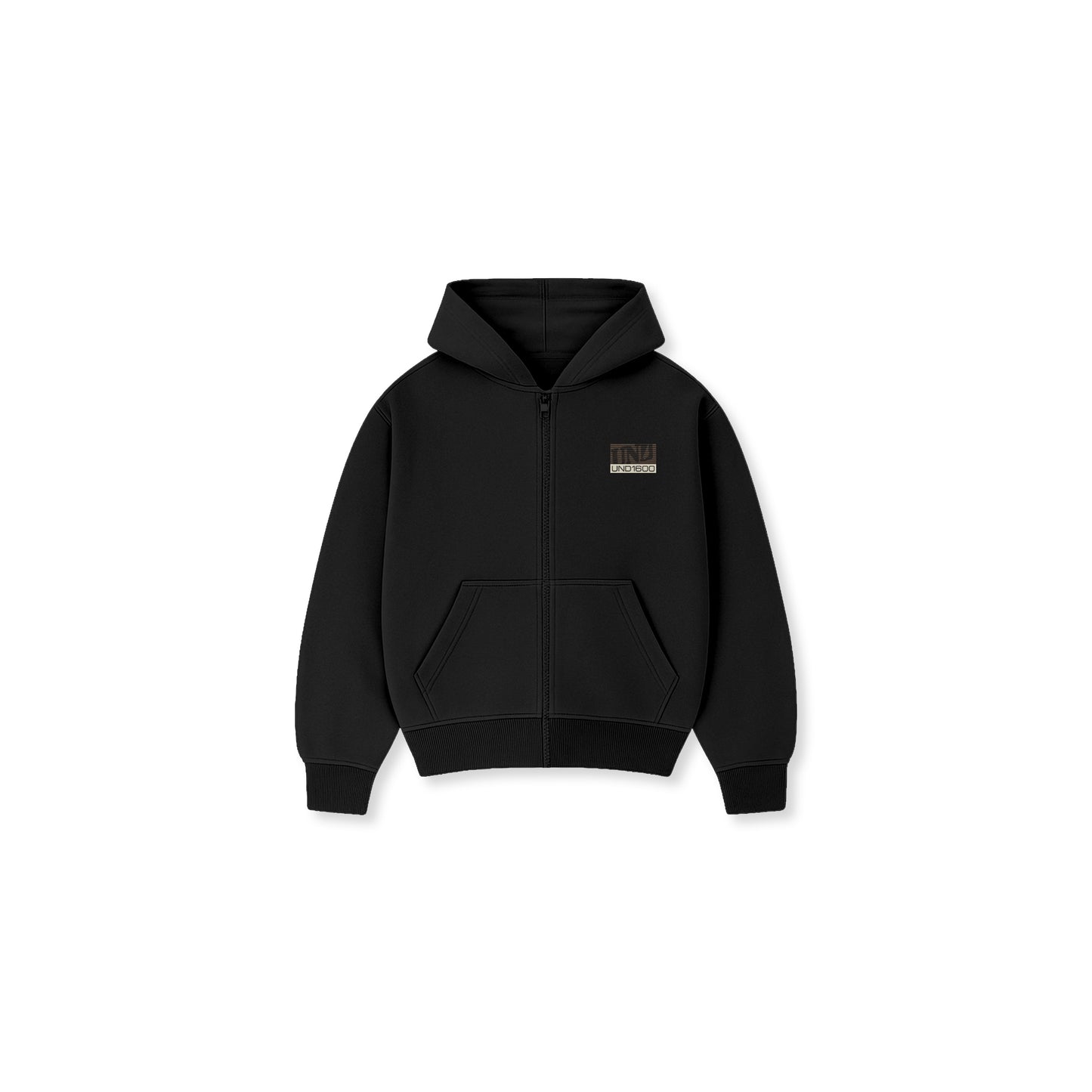 ALPINE FULL ZIP HOODIE BLACK