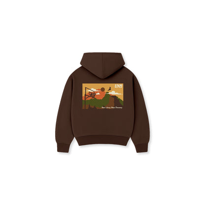 MEMENTO HOODIE BROWN