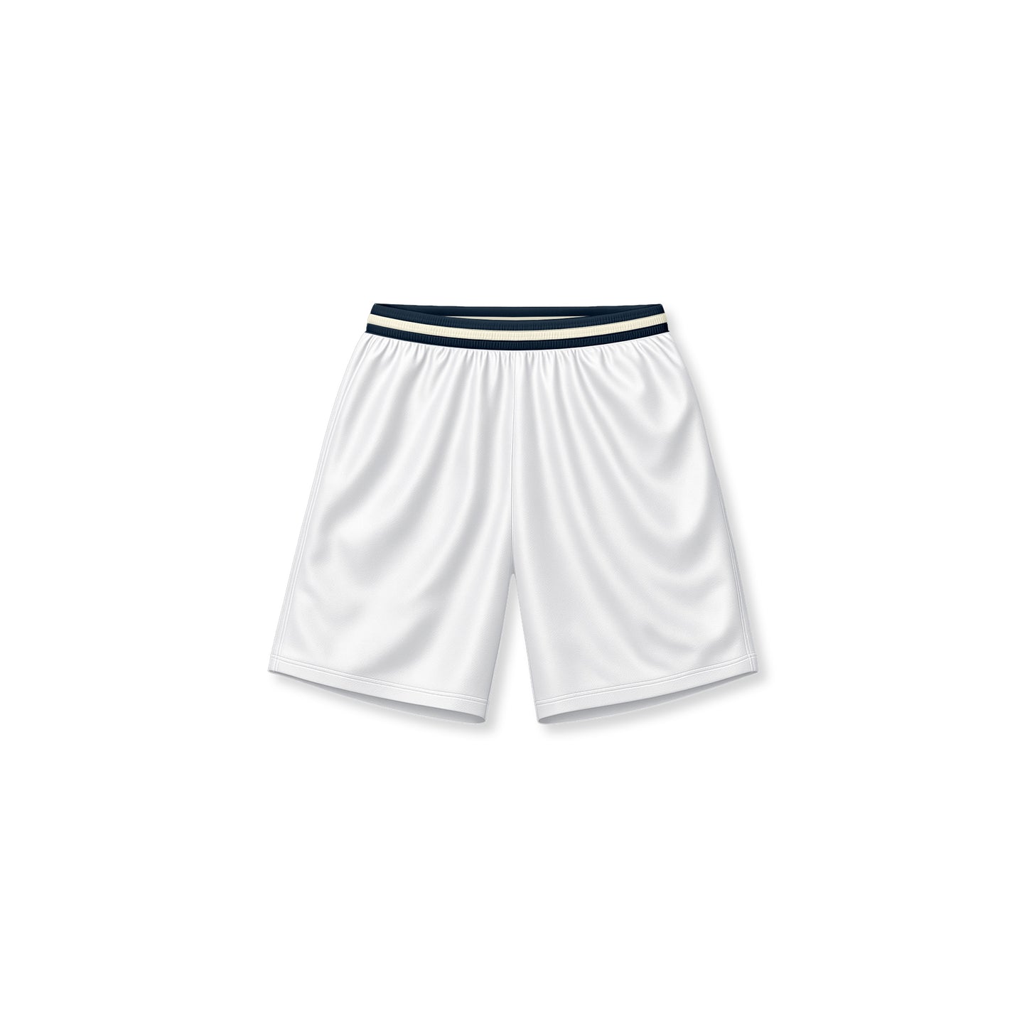 TWO FACE ARC MICROSHINY SHORTS WHITE