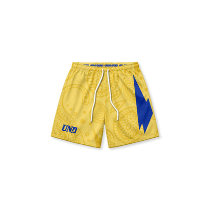 Volt Canary Baggy Mesh Shorts