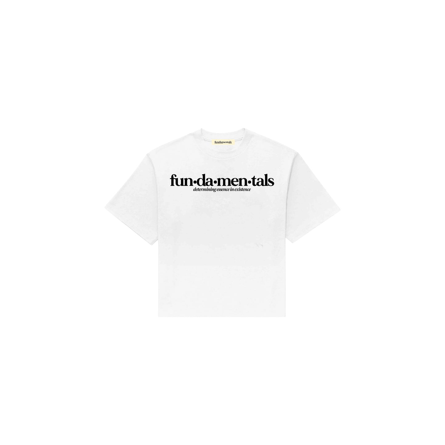 Fundamentals Define Boxed Tee Ivory