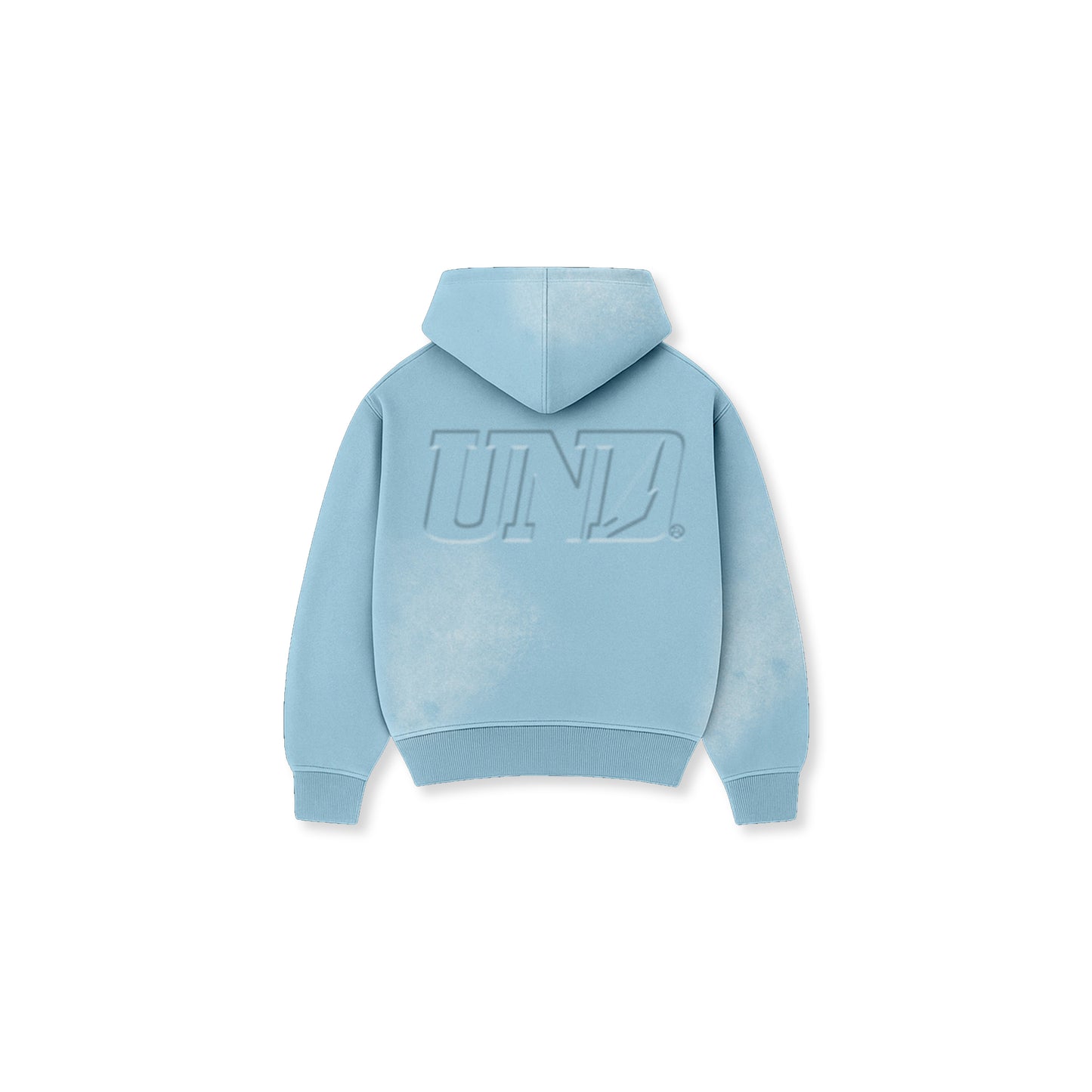 BIGO Embossed Zip up Hoodie Wave