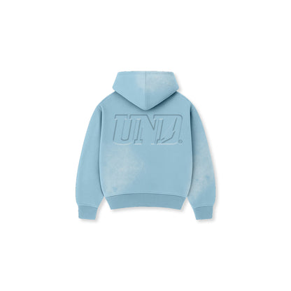 BIGO Embossed Zip up Hoodie Wave