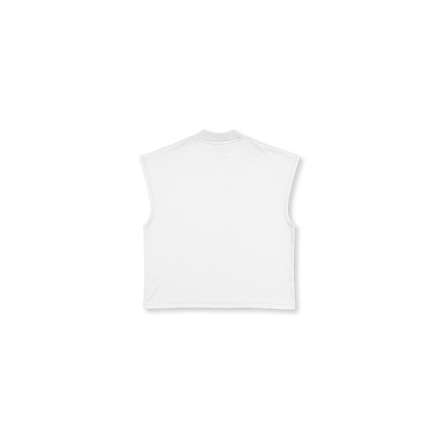 Lifestyle Script Muscle Tee White