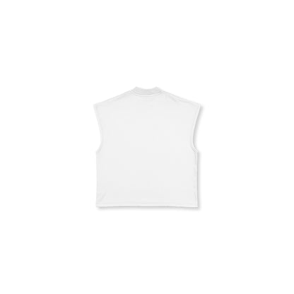Lifestyle Script Muscle Tee White
