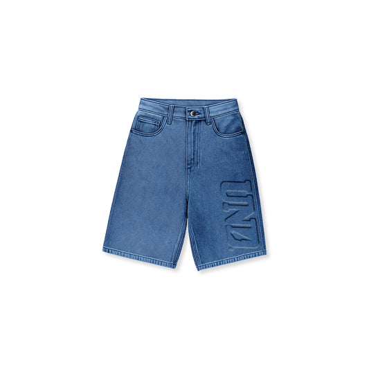 UND Embossed Denim Jorts