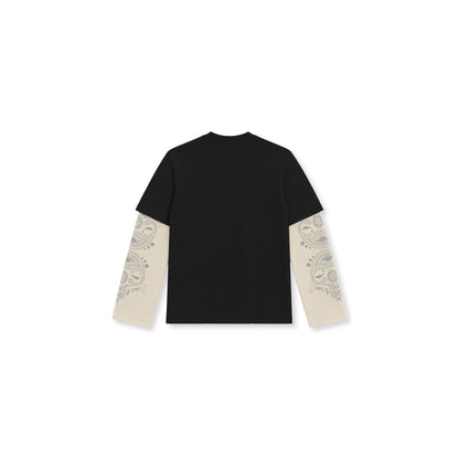 Pocket Paisley 2-Fer Waffle L/S Tee