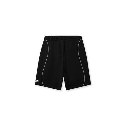 PIPE Melange Shorts in Black