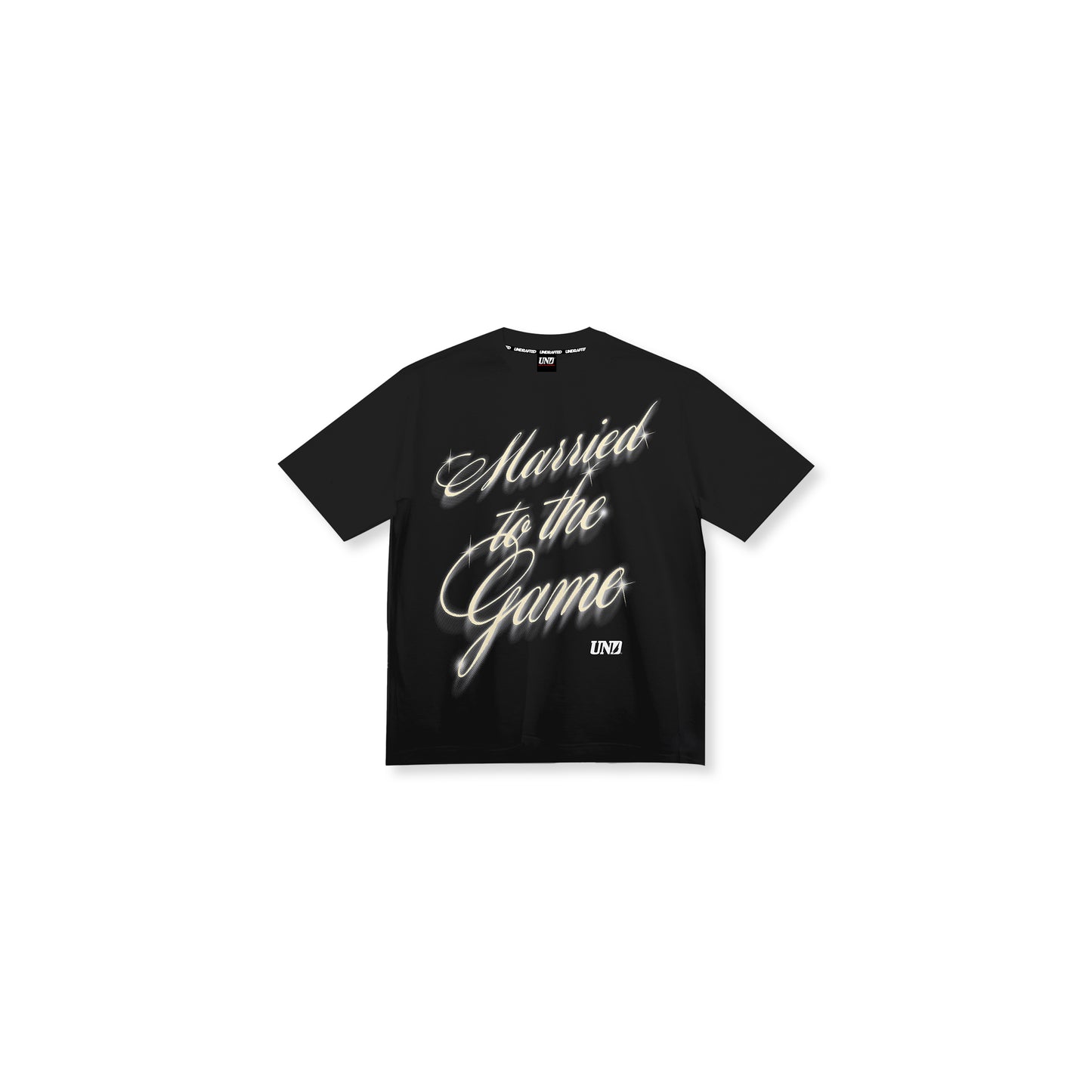 M2G Script Tee in Black