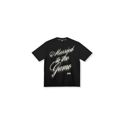 M2G Script Tee in Black