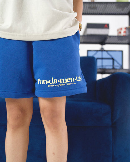 Fundamentals Define Sweatshorts Azul