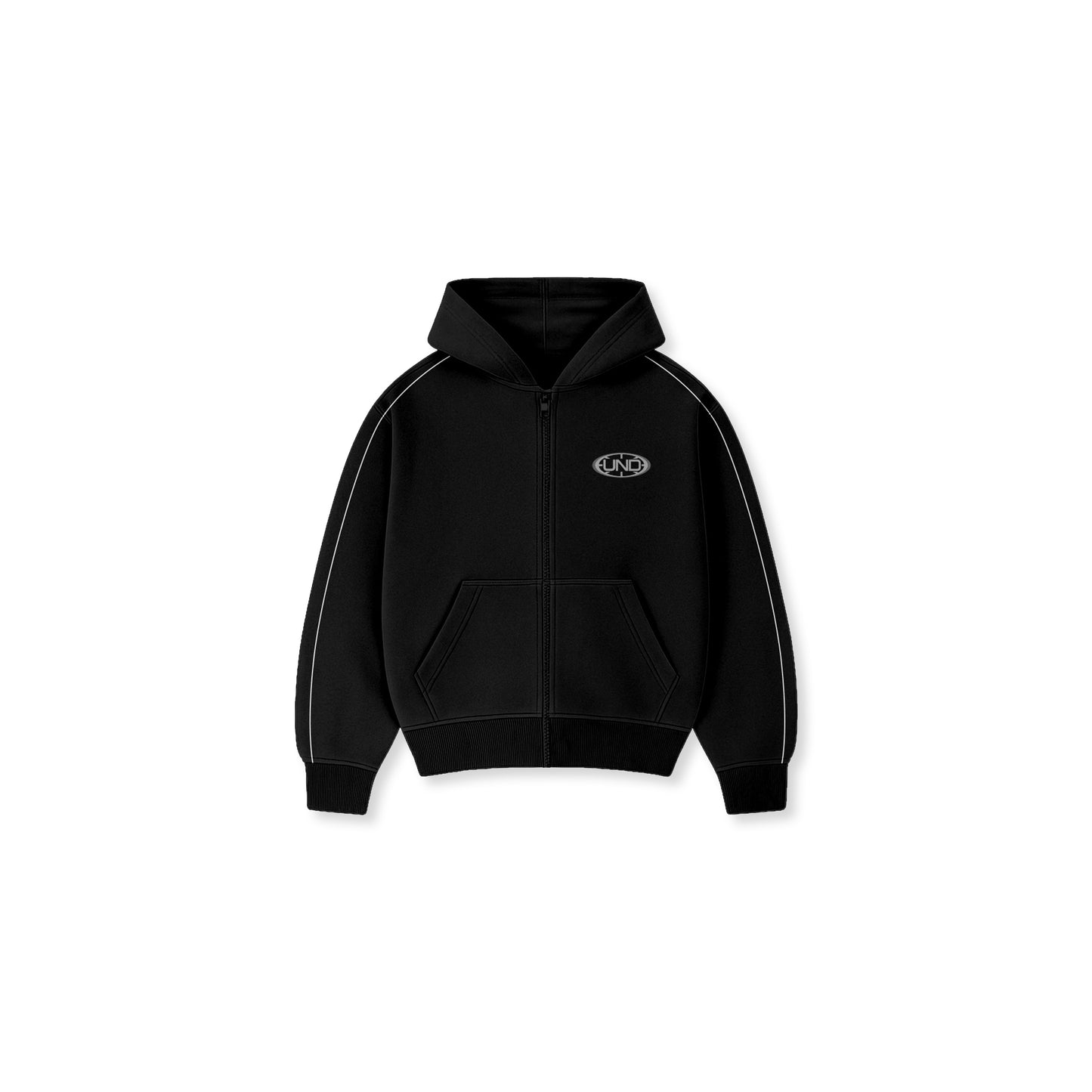UND1600 Athletics Full-Zip Hoodie Black