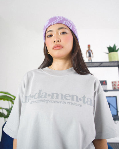 Fundamentals Define Boxed Tee Grey