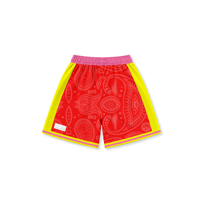 Bandana V2 Pink Lemonade Mesh Shorts