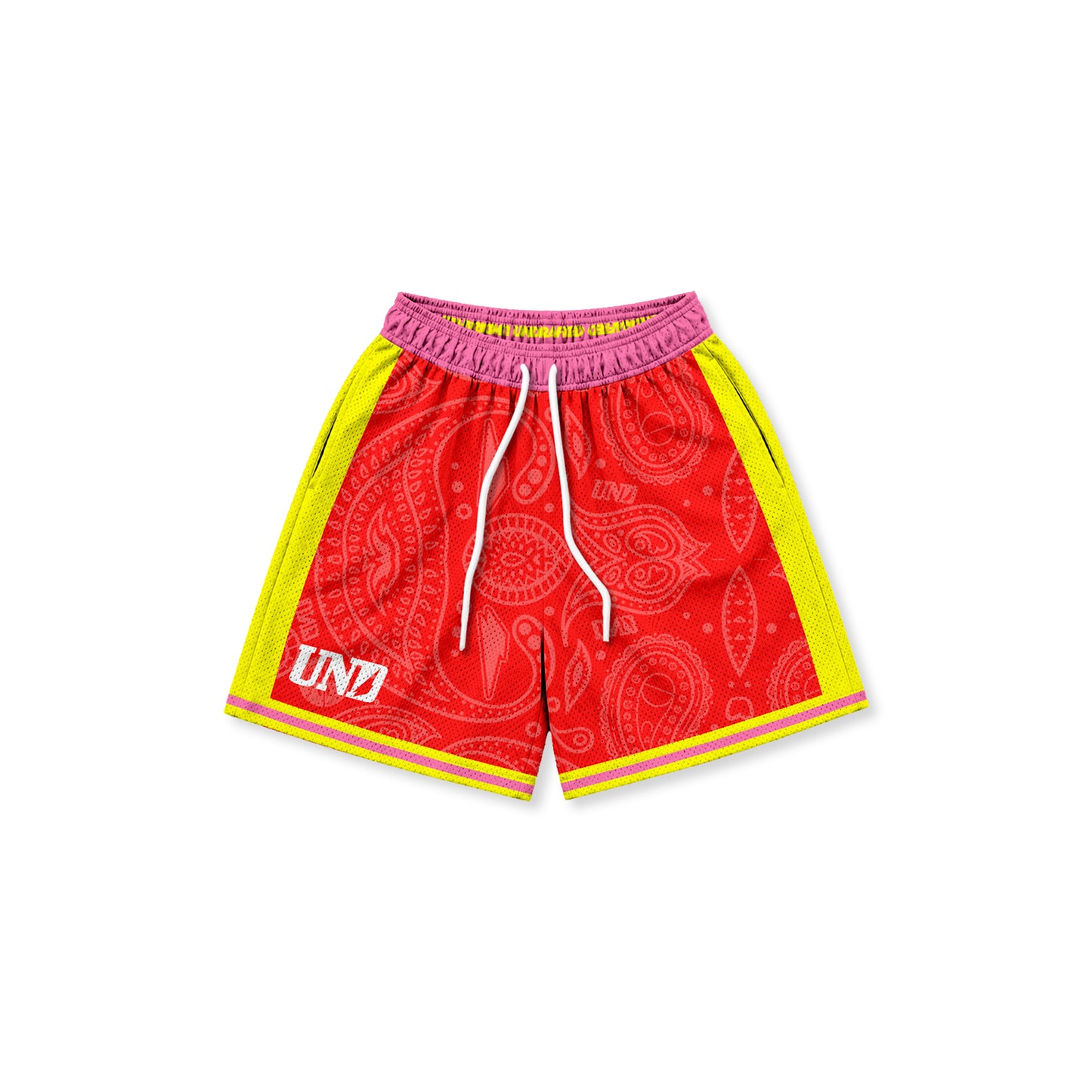 Bandana V2 Pink Lemonade Mesh Shorts