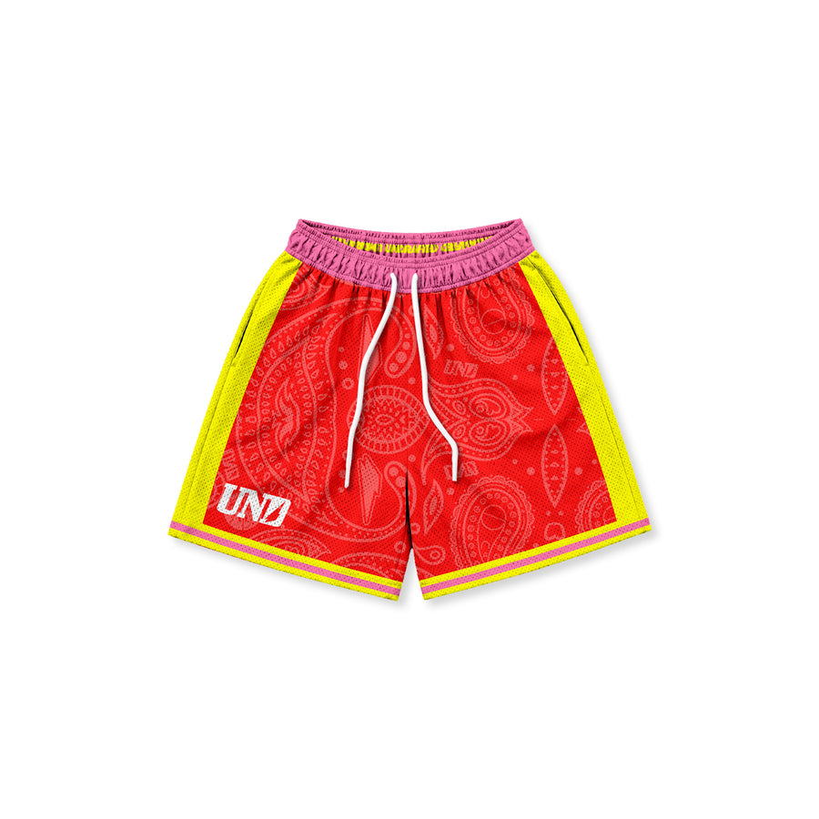 Bandana V2 Pink Lemonade Mesh Shorts