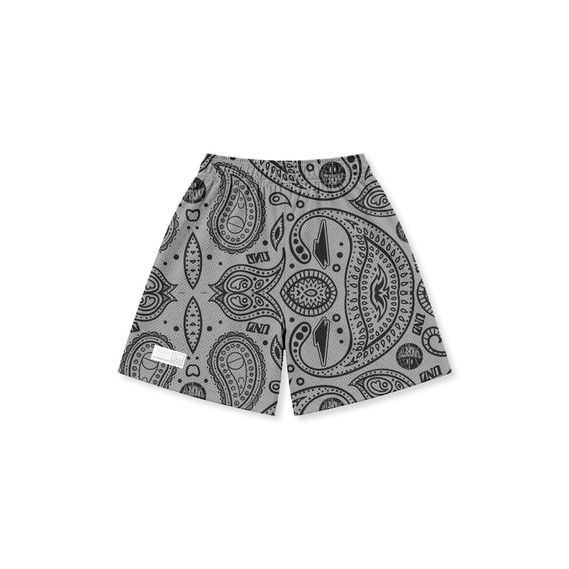 Bandana Logo Platinum Mesh Shorts