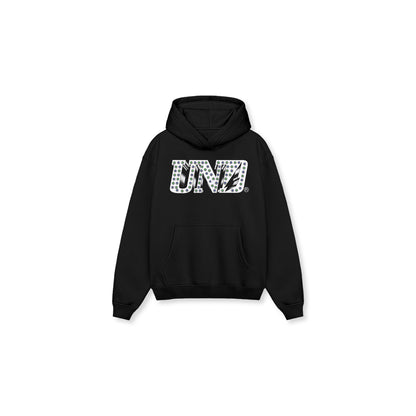 UND Logo Baguette Hoodie in Black