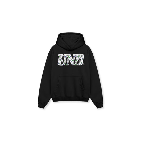 UND Logo Baguette Hoodie in Black