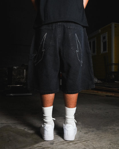Volt Bling Denim Jorts