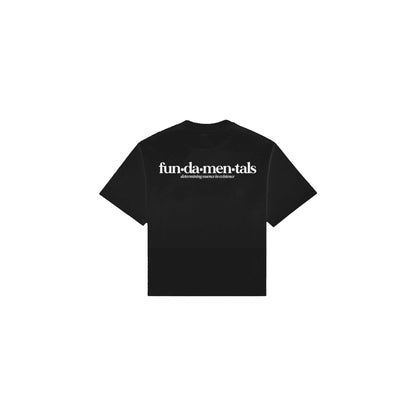 Fundamentals Define Boxed Tee Ebony