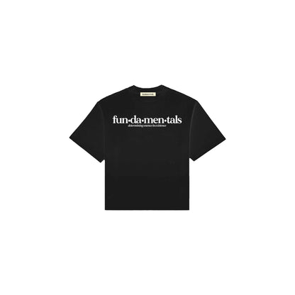 Fundamentals Define Boxed Tee Ebony