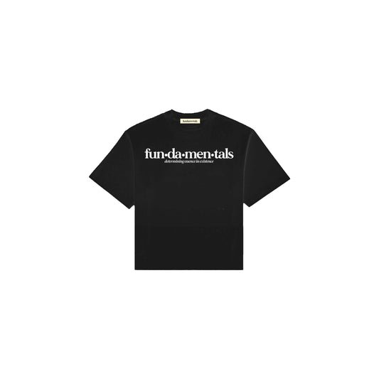 Fundamentals Define Boxed Tee Ebony