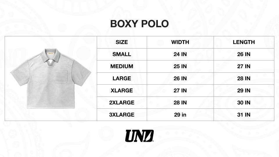 Classic Boxy Polo Shirt 2-Tone in Brasilia