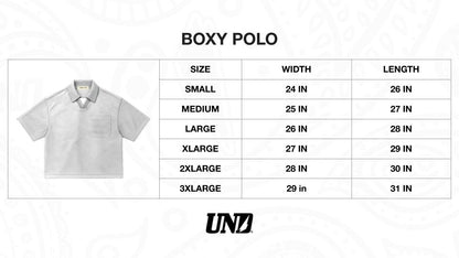 Classic Boxy Polo Shirt 2-Tone in Brasilia