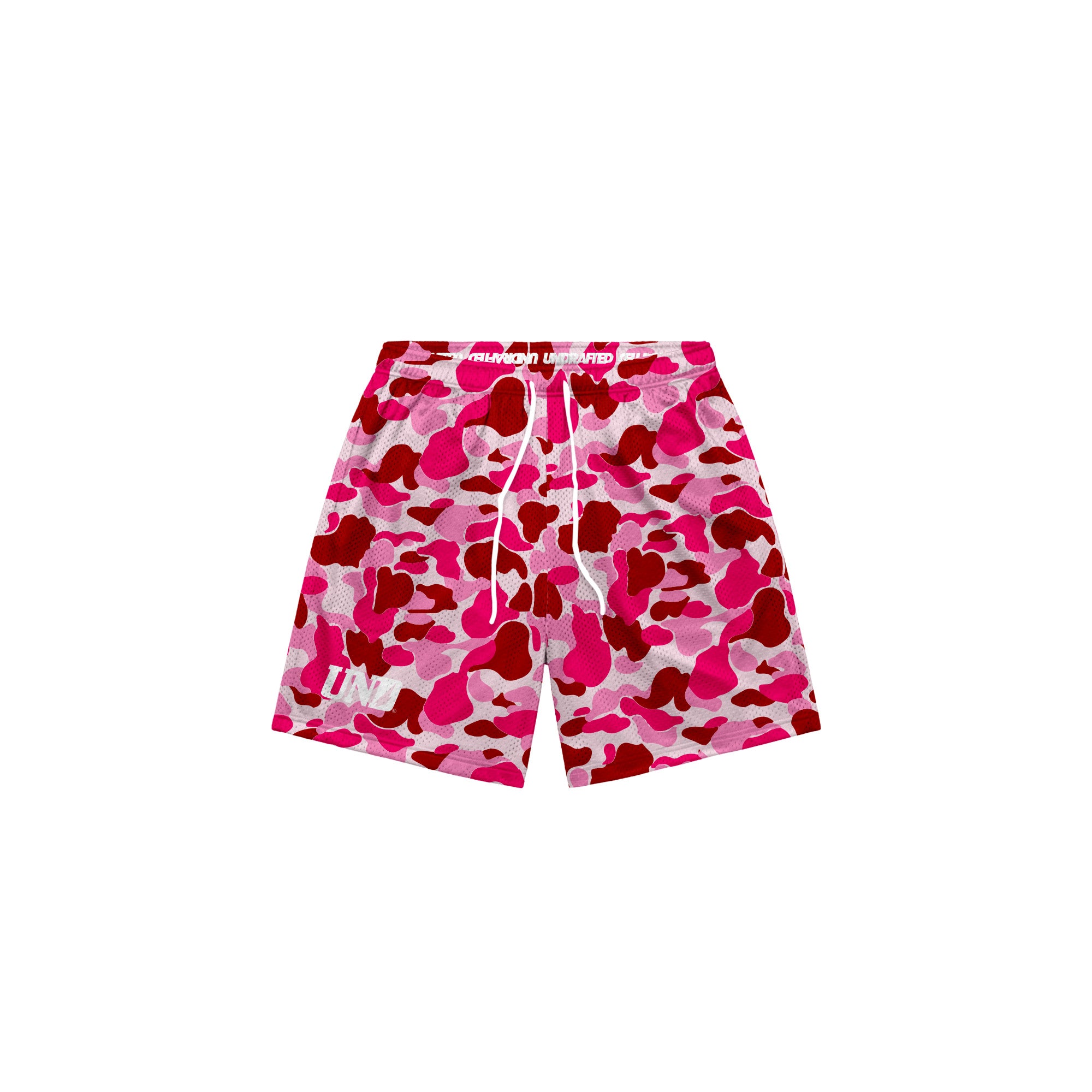 ウェア BAPE PINK ABC CAMO SHORT BEACH PANTS BAPE PINK ABC CAMO SHORT BEACH PANTS（Pink Camou Baggy Mesh