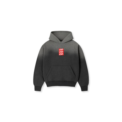BOUNDPIZZA Washed Hoodie in Dark Brown