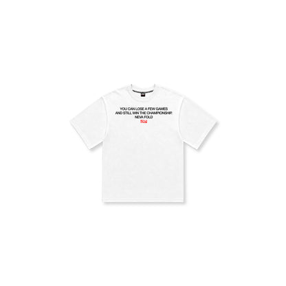 DEFICIT Tee White