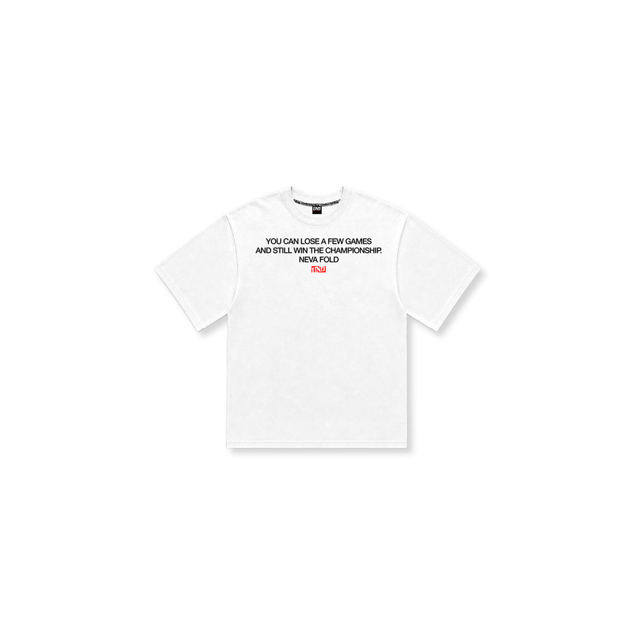 DEFICIT Tee White