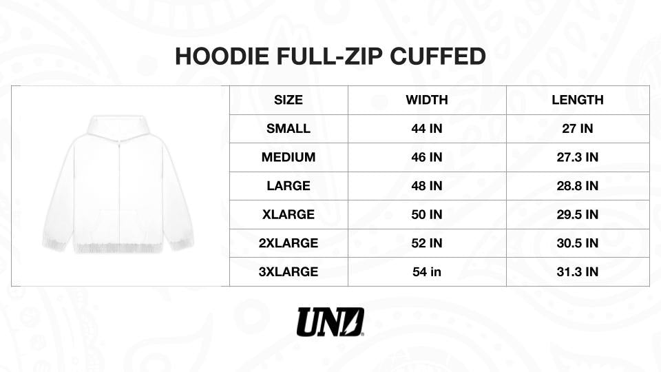 BIGO Embossed Zip up Hoodie Ash