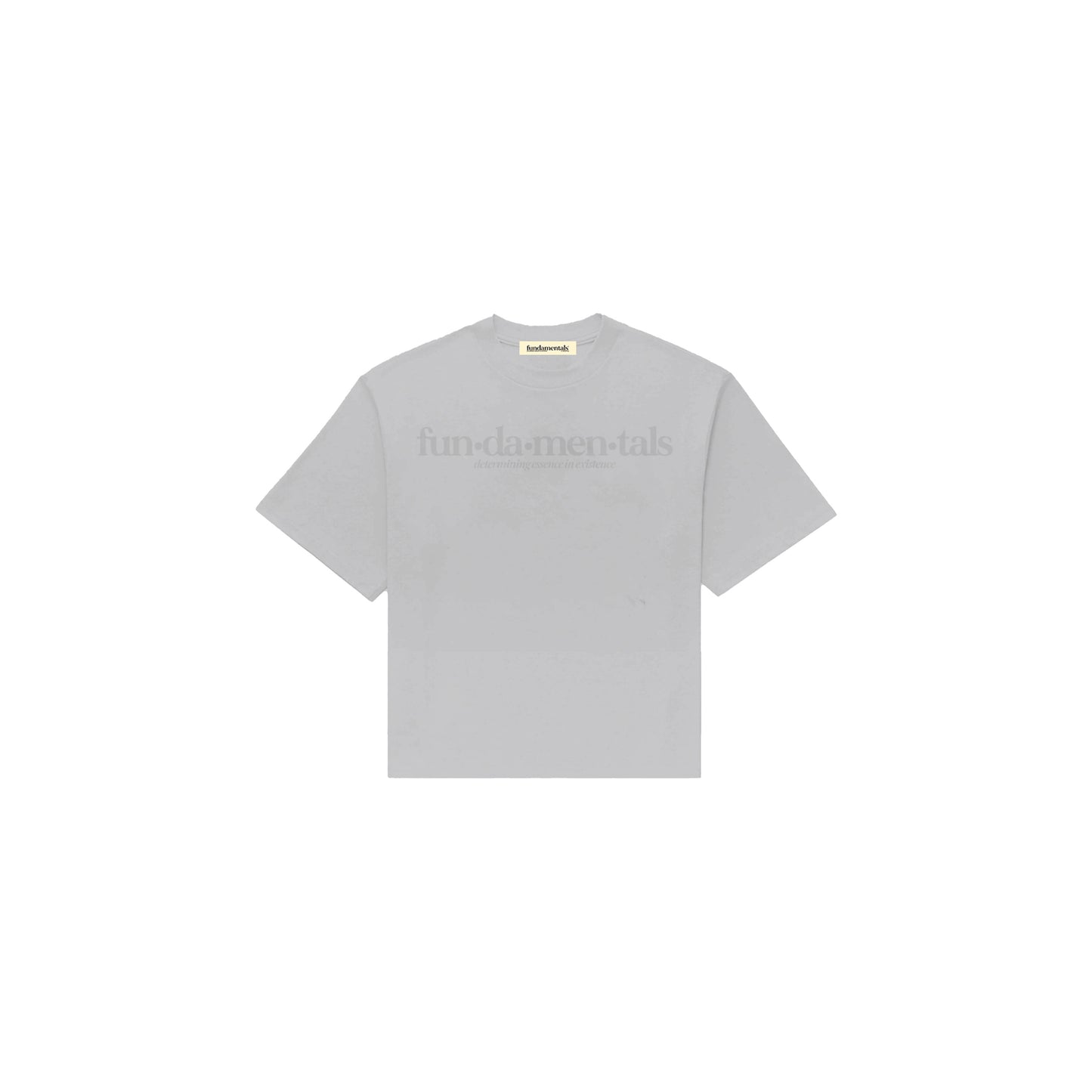 Fundamentals Define Boxed Tee Grey