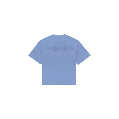 Fundamentals Define Boxed Tee Aqua