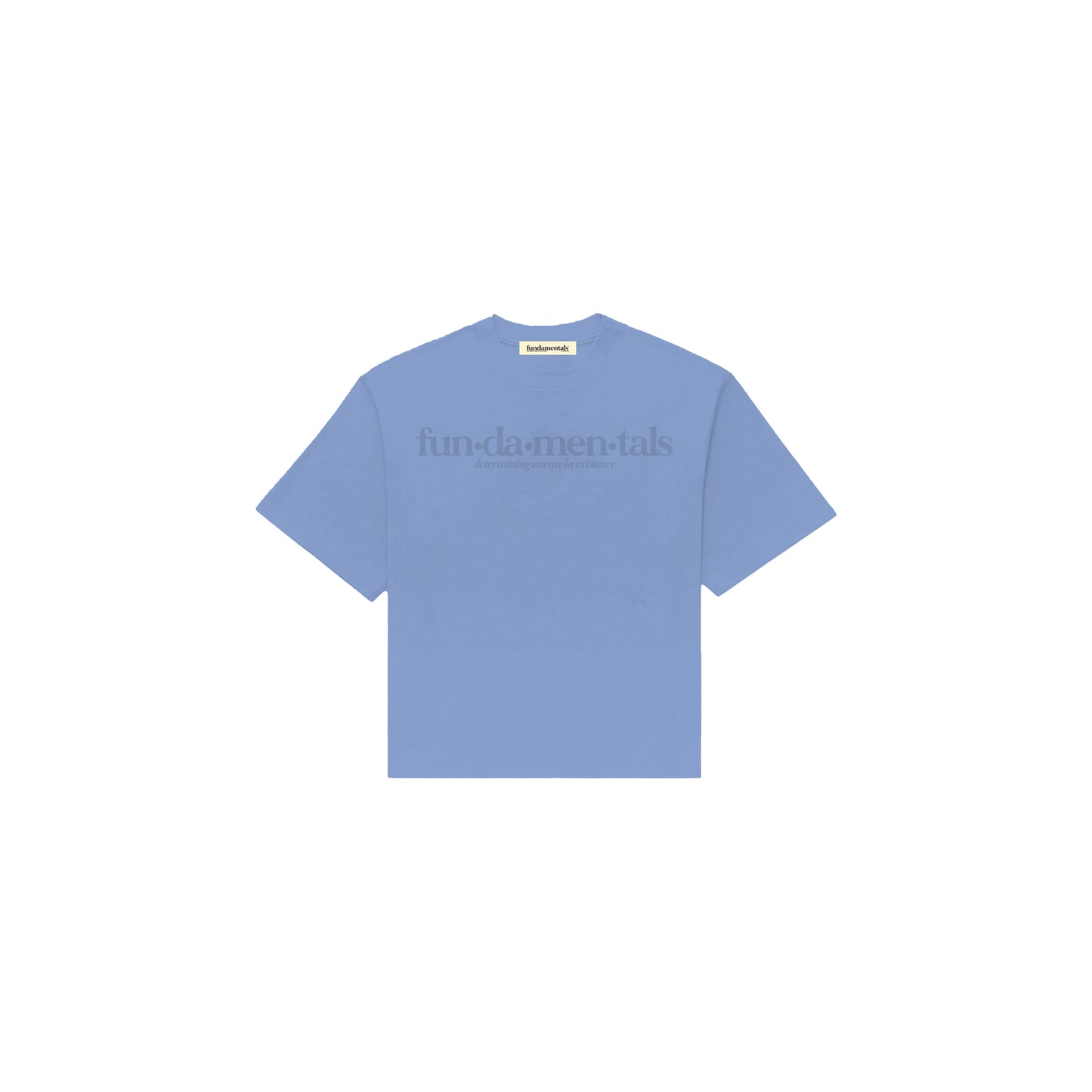 Fundamentals Define Boxed Tee Aqua