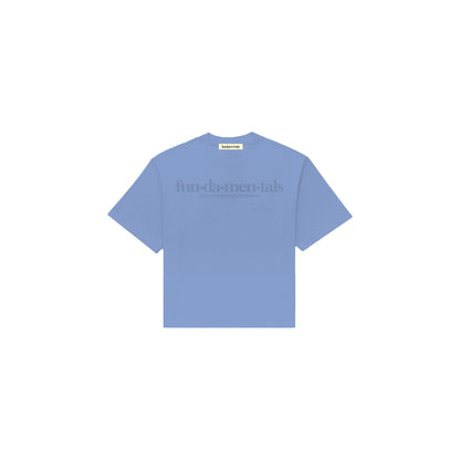 Fundamentals Define Boxed Tee Aqua