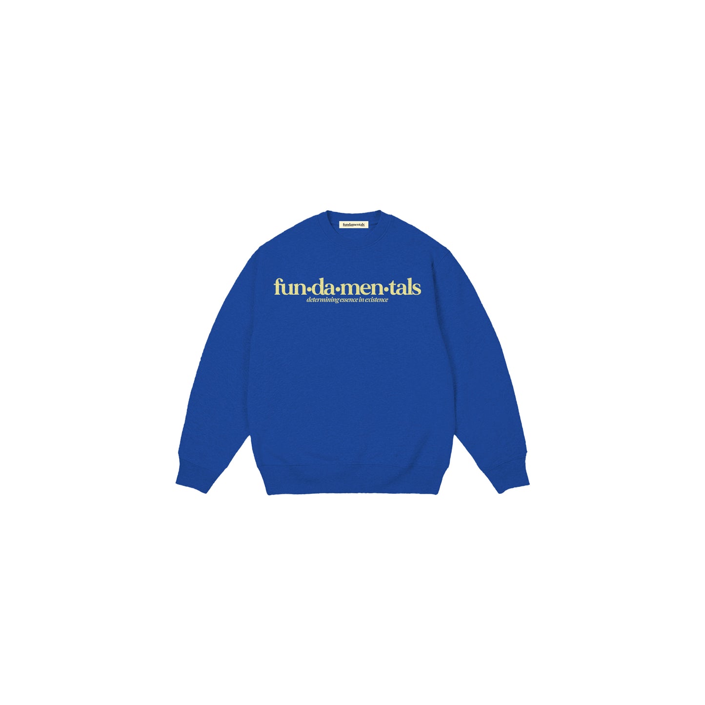 Fundamentals Define Crewneck Sweatshirt Azul