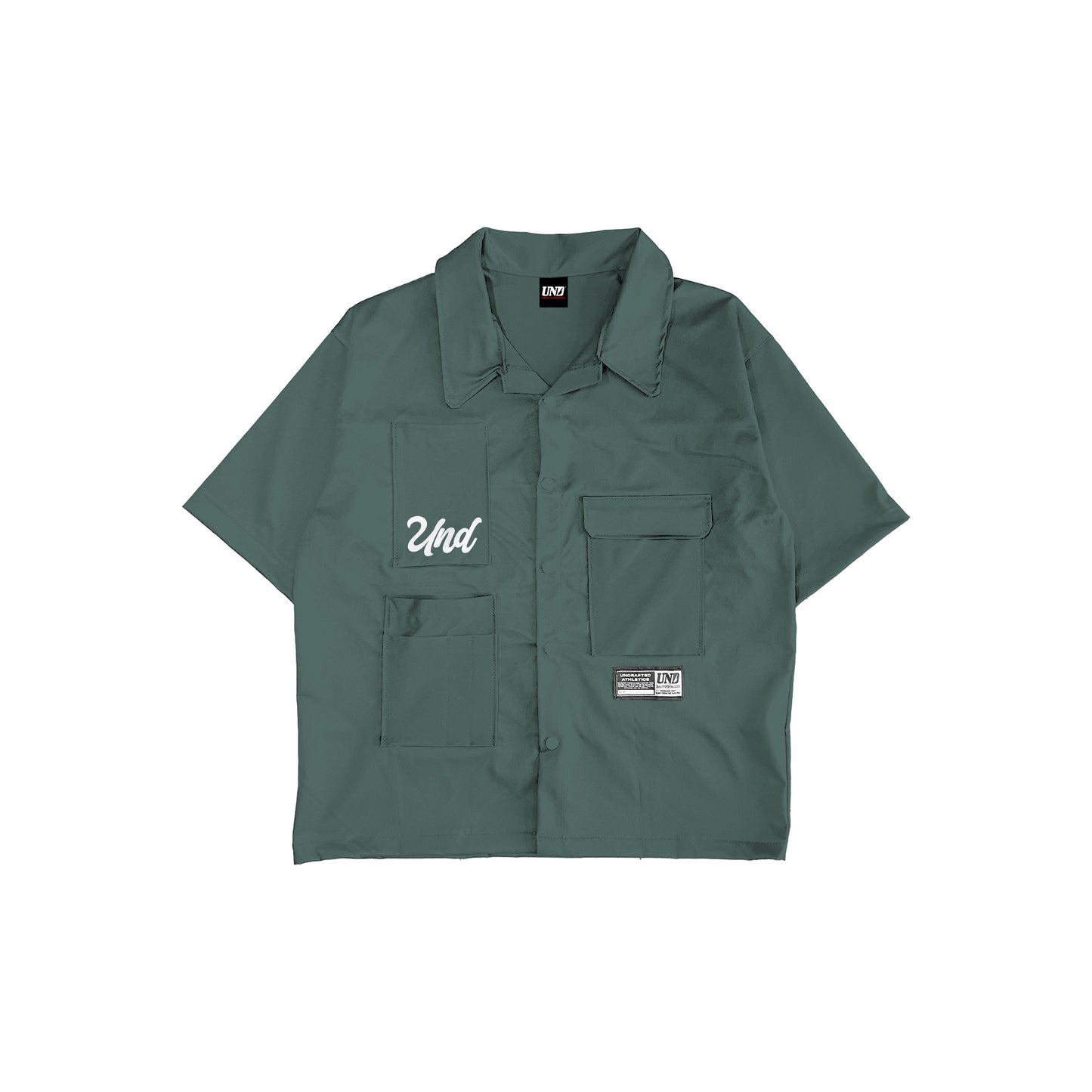 UND Heavyweight Work Polo Army Green