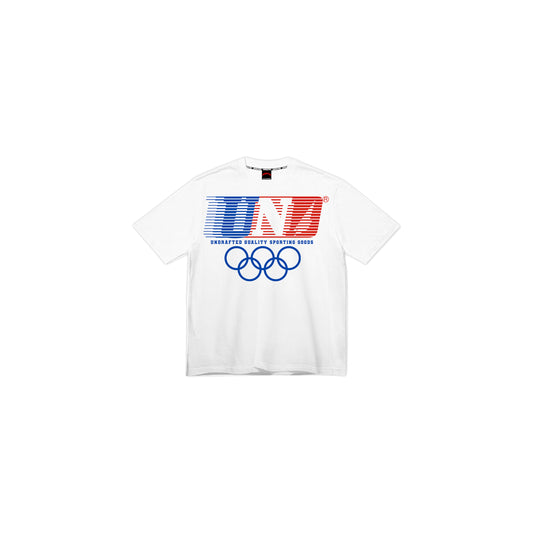 UND Olympic Rings Tee White